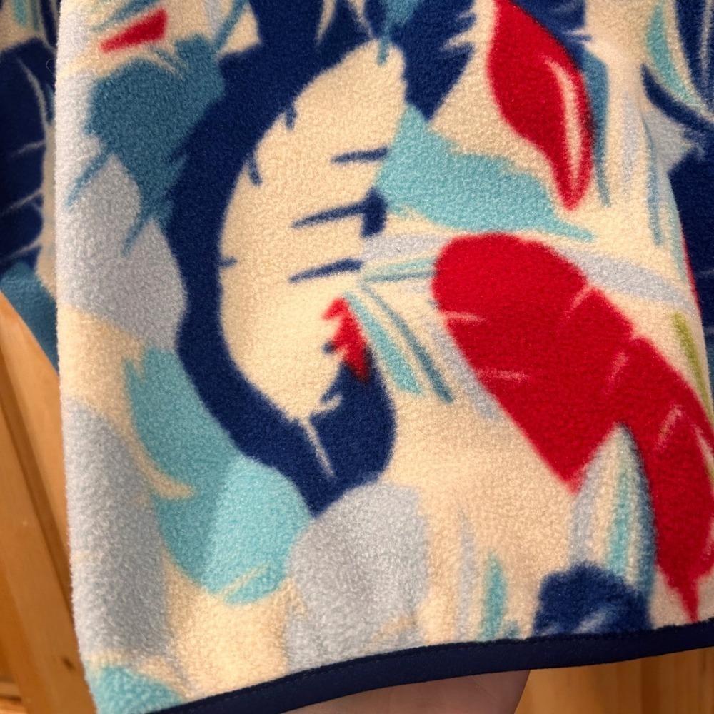 Patagonia Synchilla Fleece Pullover XXS Tropical Leaves Print Womens - Picture 7 of 8